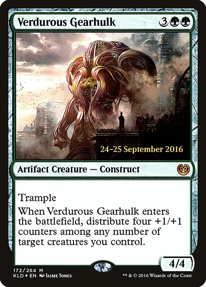 Verdurous Gearhulk [Kaladesh Prerelease Promos] | Game Grid - Logan