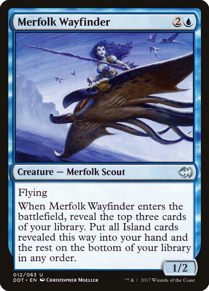 Merfolk Wayfinder [Duel Decks: Merfolk vs. Goblins] | Game Grid - Logan