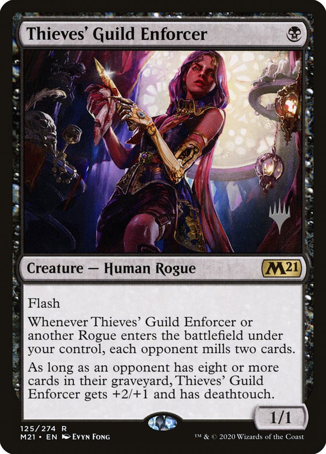 Thieves' Guild Enforcer (Promo Pack) [Core Set 2021 Promos] | Game Grid - Logan