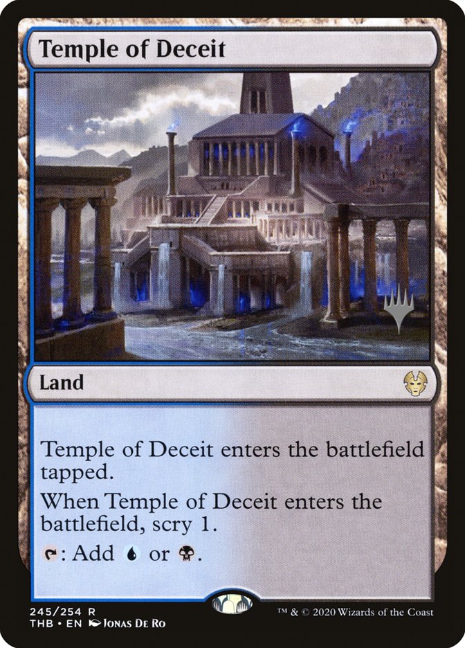 Temple of Deceit (Promo Pack) [Theros Beyond Death Promos] | Game Grid - Logan