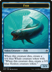 Fish // Kraken Double-Sided Token [Masters 25 Tokens] | Game Grid - Logan