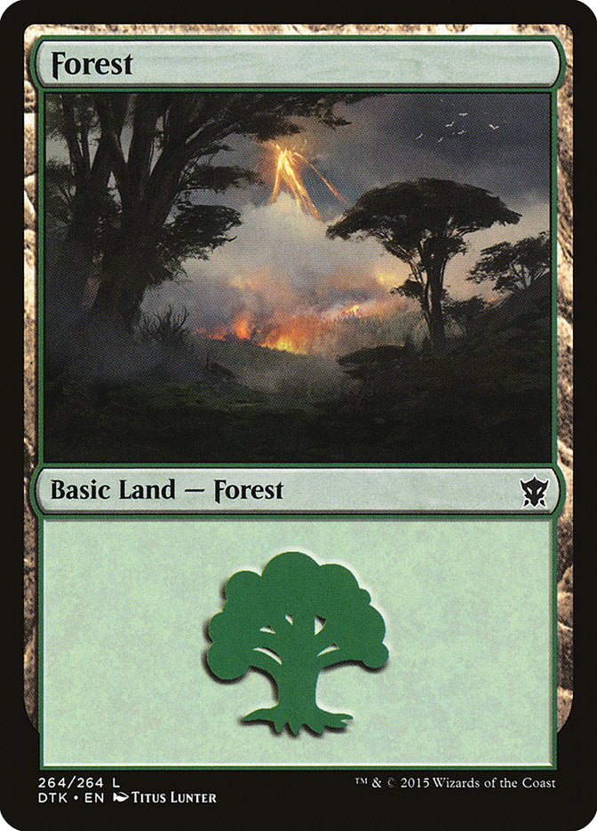 Forest (264) [Dragons of Tarkir] | Game Grid - Logan