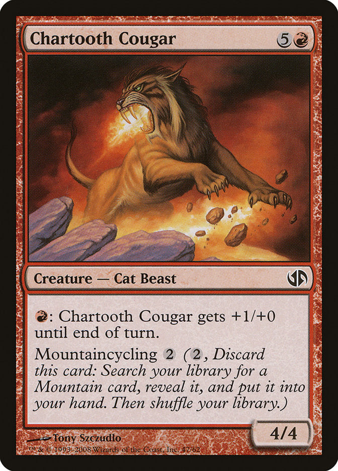 Chartooth Cougar [Duel Decks: Jace vs. Chandra] | Game Grid - Logan