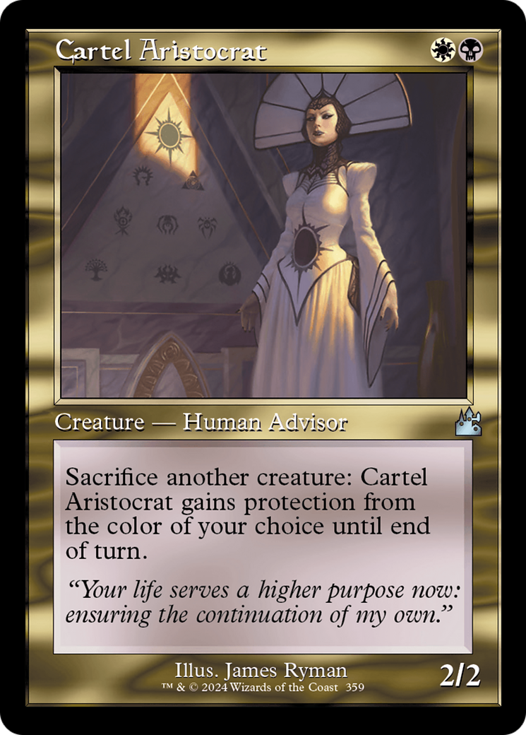 Cartel Aristocrat (Retro Frame) [Ravnica Remastered] | Game Grid - Logan