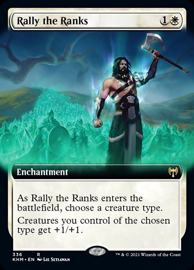 Rally the Ranks (Extended Art) [Kaldheim] | Game Grid - Logan