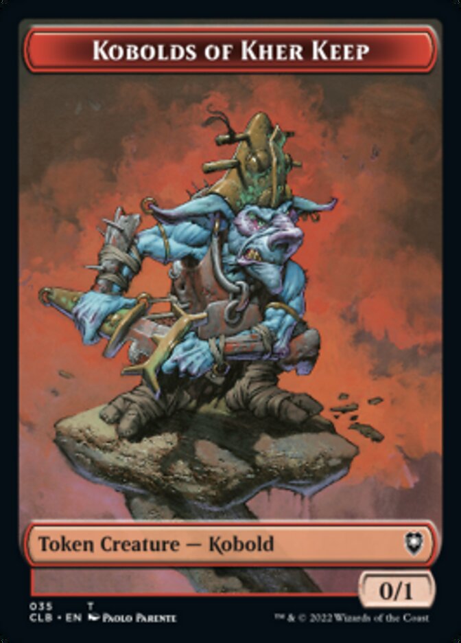 Kobolds of Kher Keep // Treasure Double-Sided Token [Commander Legends: Battle for Baldur's Gate Tokens] | Game Grid - Logan