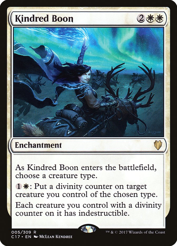 Kindred Boon [Commander 2017] | Game Grid - Logan