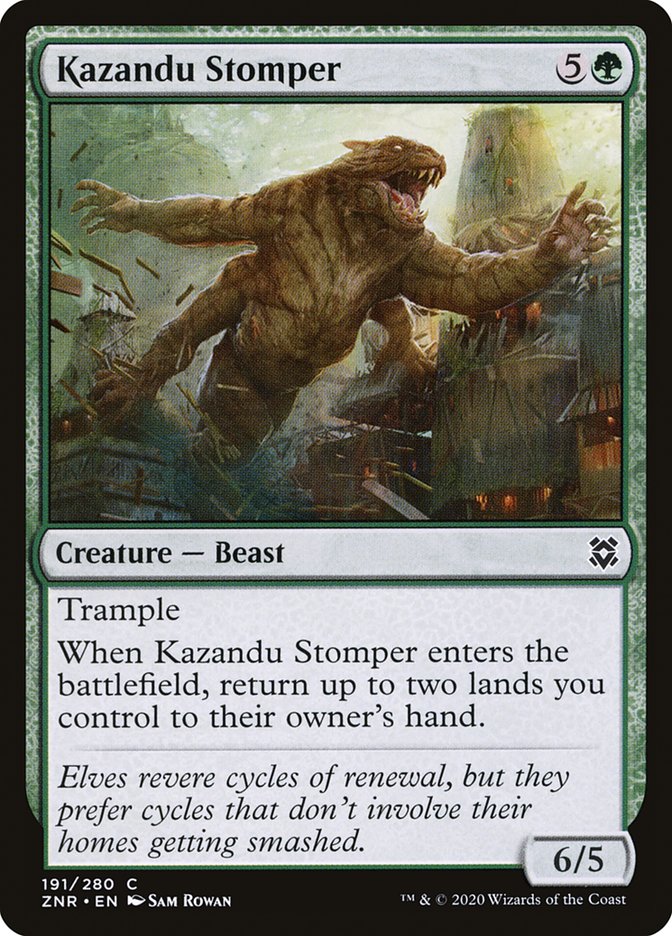 Kazandu Stomper [Zendikar Rising] | Game Grid - Logan