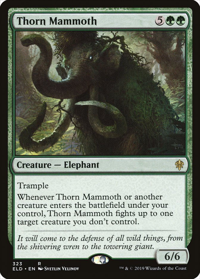 Thorn Mammoth [Throne of Eldraine] | Game Grid - Logan