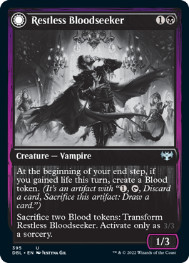 Restless Bloodseeker // Bloodsoaked Reveler [Innistrad: Double Feature] | Game Grid - Logan