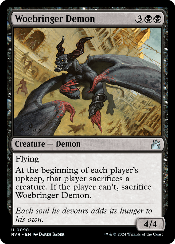 Woebringer Demon [Ravnica Remastered] | Game Grid - Logan