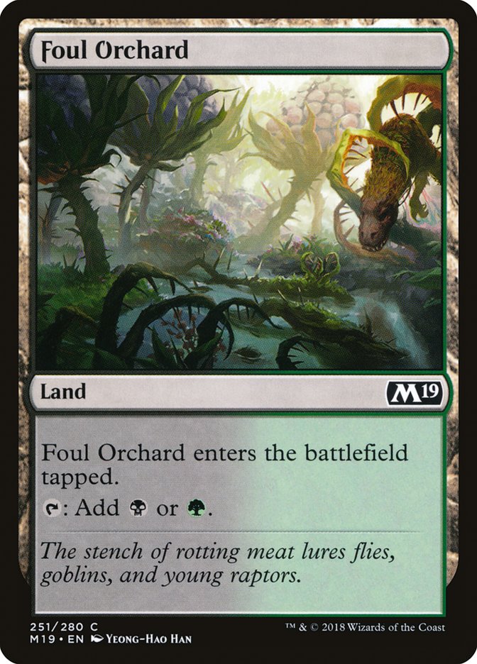 Foul Orchard [Core Set 2019] | Game Grid - Logan
