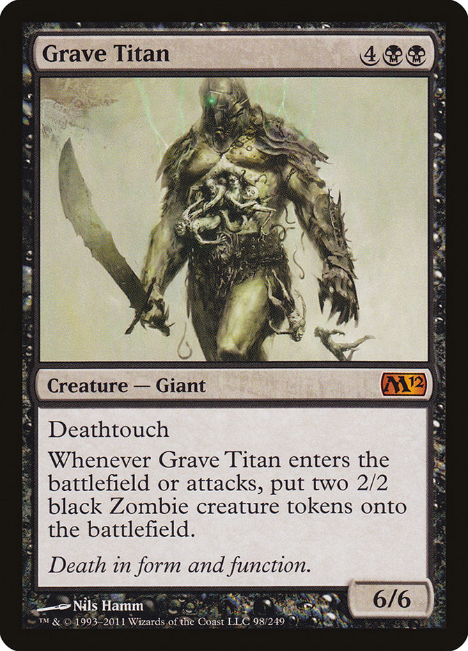 Grave Titan [Magic 2012] | Game Grid - Logan