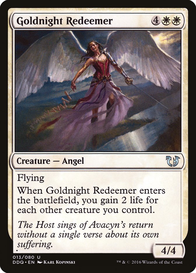 Goldnight Redeemer [Duel Decks: Blessed vs. Cursed] | Game Grid - Logan