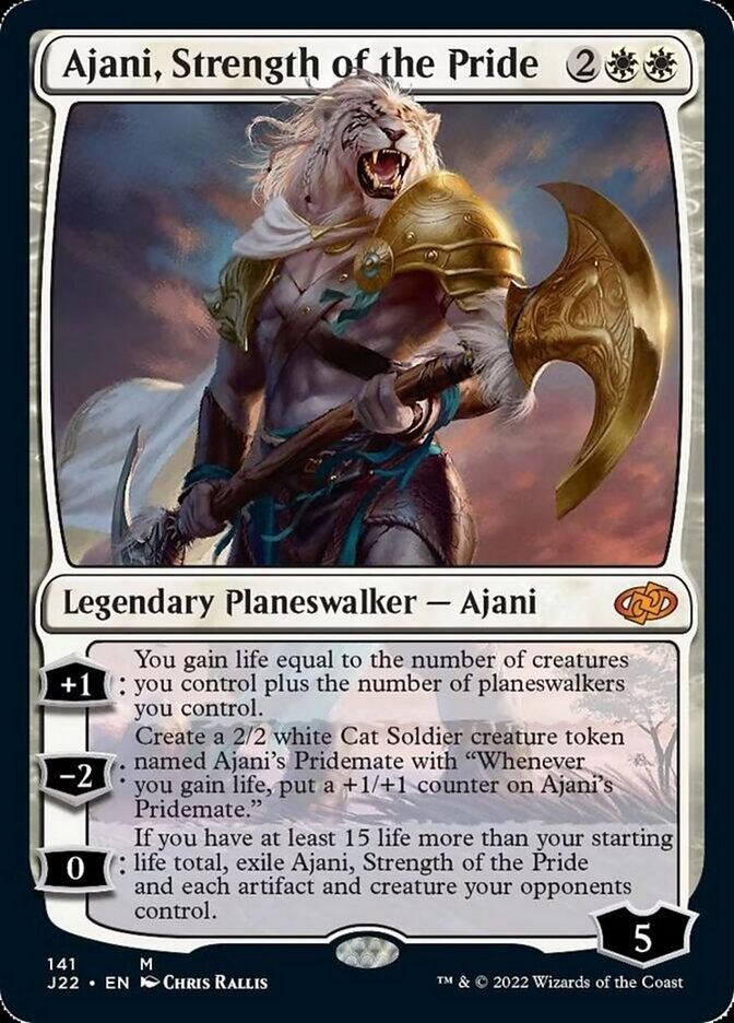 Ajani, Strength of the Pride [Jumpstart 2022] | Game Grid - Logan