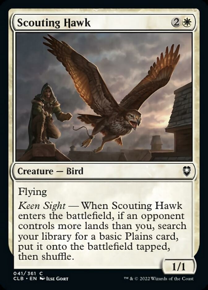 Scouting Hawk [Commander Legends: Battle for Baldur's Gate] | Game Grid - Logan