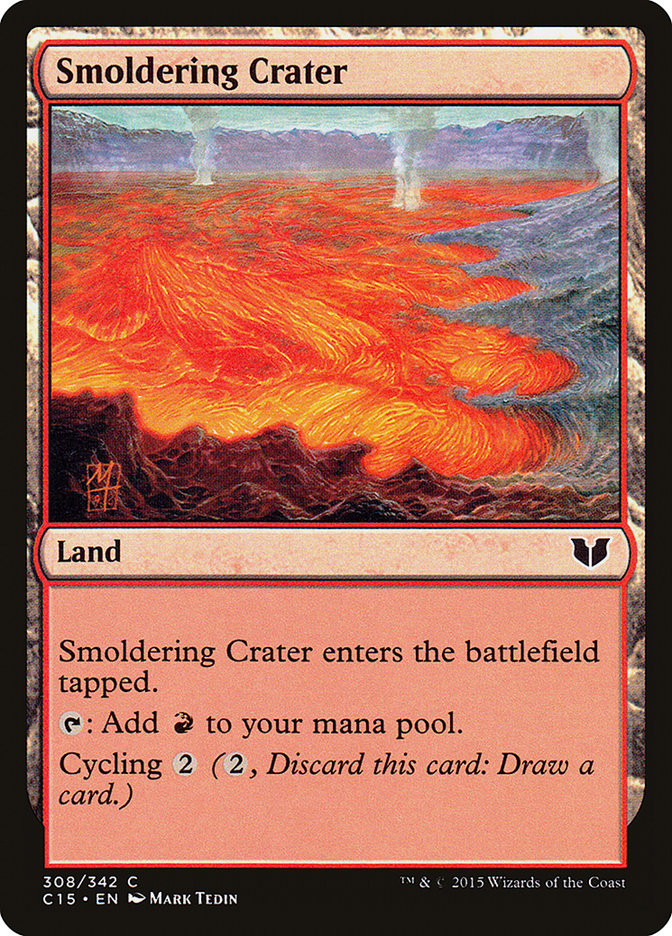 Smoldering Crater [Commander 2015] | Game Grid - Logan