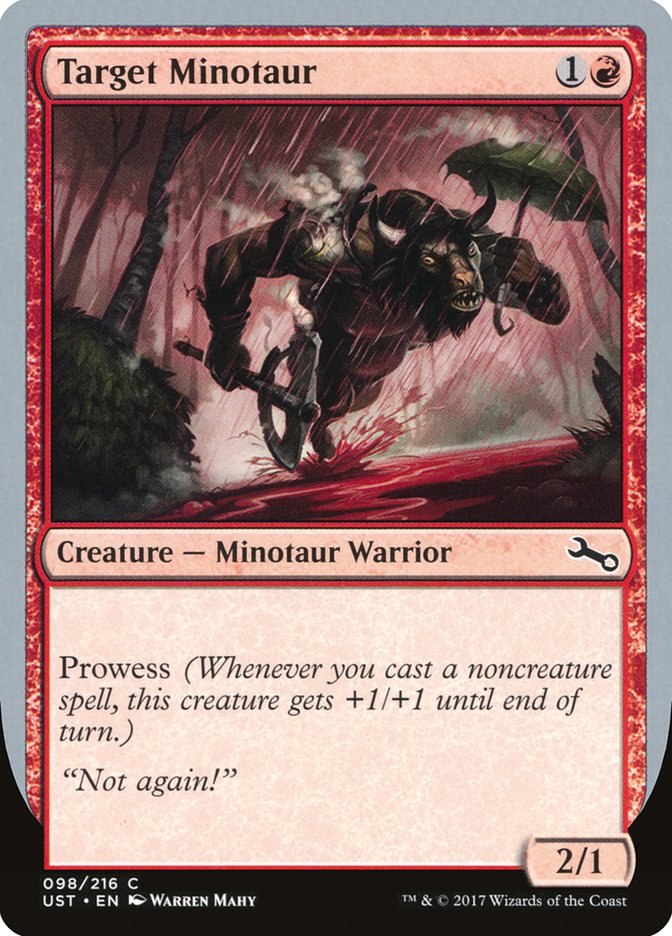 Target Minotaur (Rain Art) [Unstable] | Game Grid - Logan