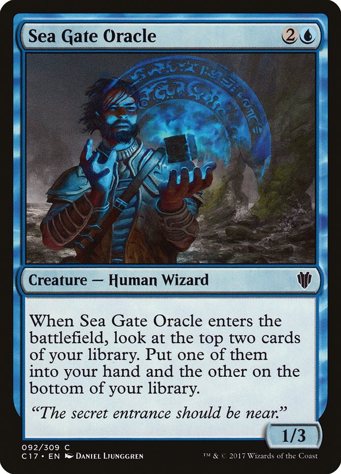 Sea Gate Oracle [Commander 2017] | Game Grid - Logan
