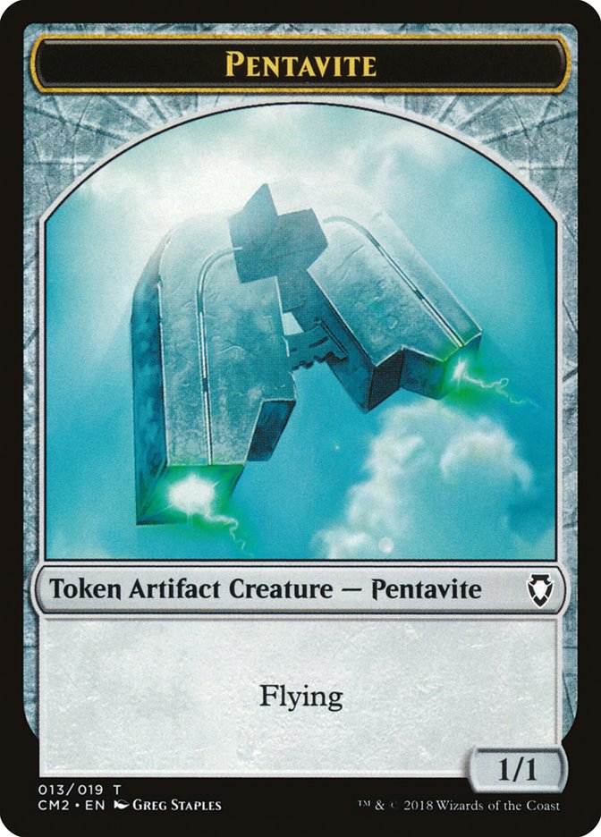 Pentavite Token [Commander Anthology Volume II Tokens] | Game Grid - Logan