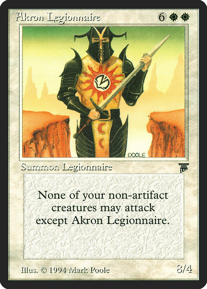 Akron Legionnaire [Legends] | Game Grid - Logan