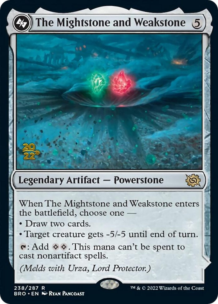 The Mightstone and Weakstone [The Brothers' War Prerelease Promos] | Game Grid - Logan