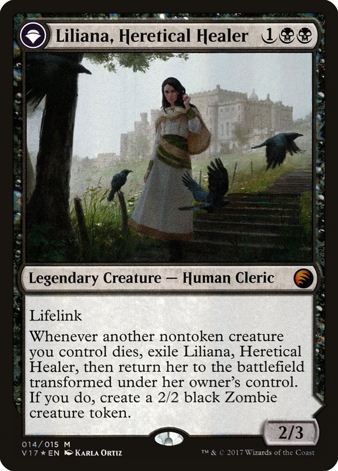 Liliana, Heretical Healer // Liliana, Defiant Necromancer [From the Vault: Transform] | Game Grid - Logan