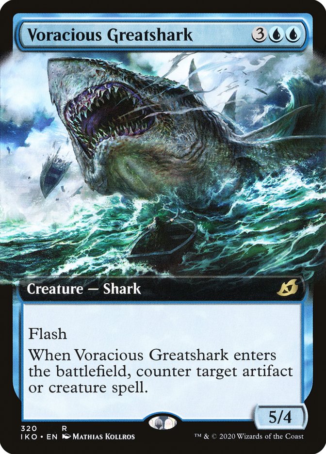 Voracious Greatshark (Extended Art) [Ikoria: Lair of Behemoths] | Game Grid - Logan