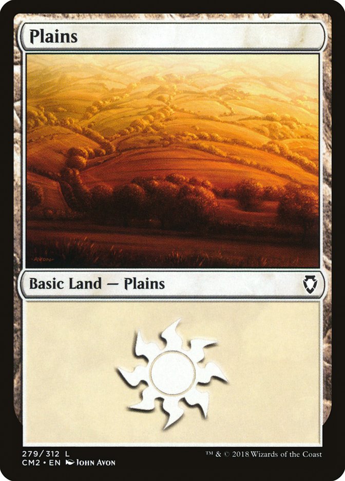 Plains (279) [Commander Anthology Volume II] | Game Grid - Logan