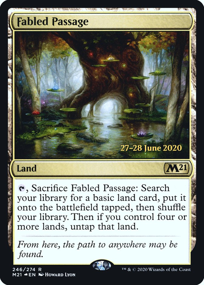 Fabled Passage [Core Set 2021 Prerelease Promos] | Game Grid - Logan