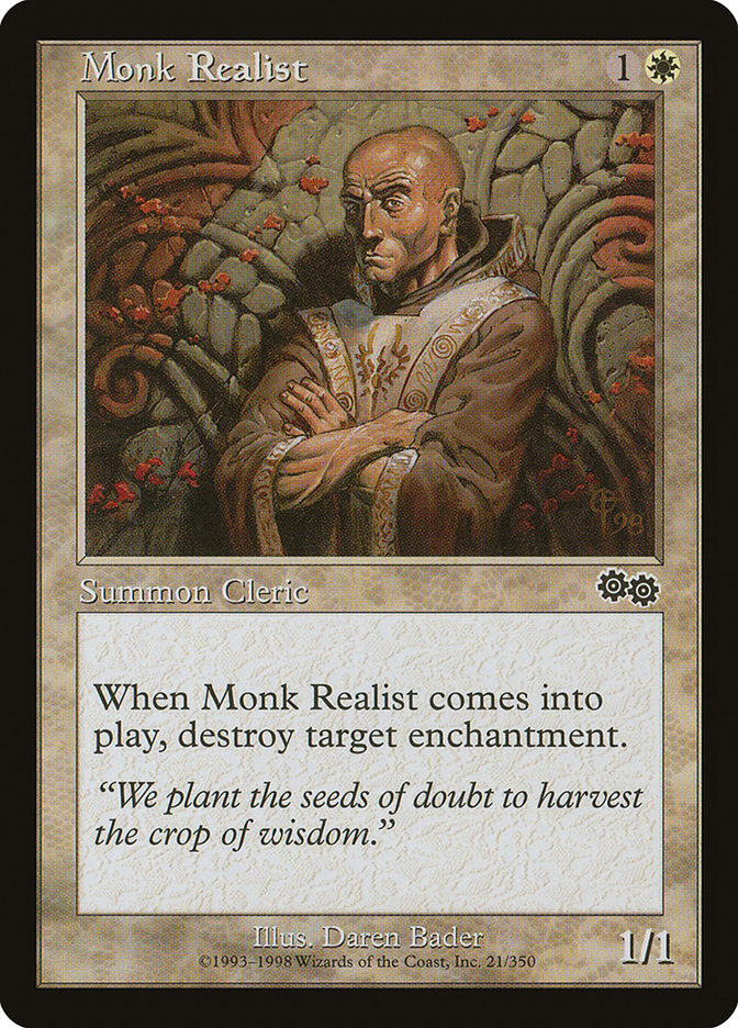 Monk Realist [Urza's Saga] | Game Grid - Logan
