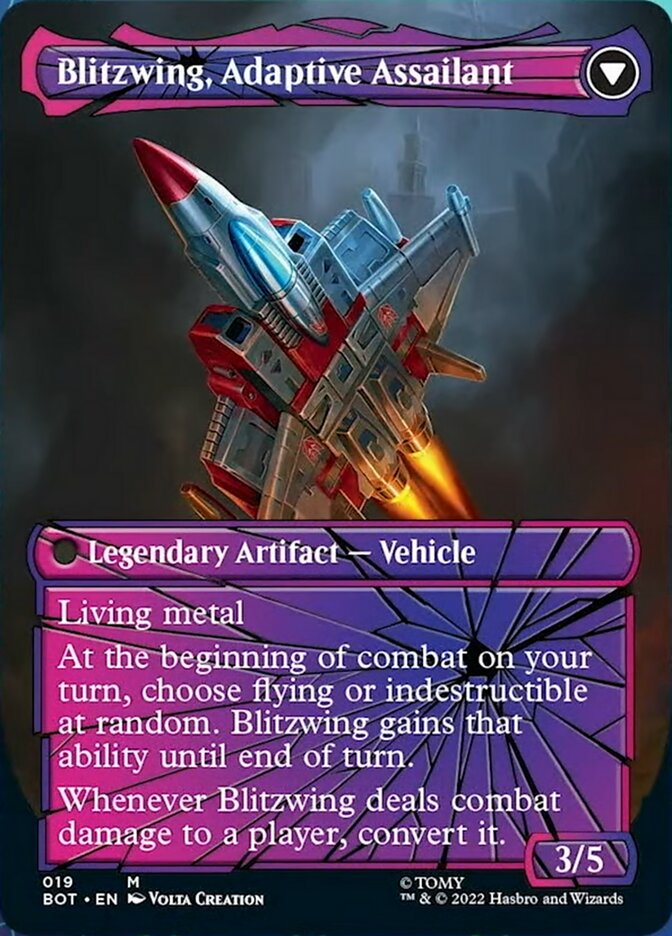 Blitzwing, Cruel Tormentor // Blitzwing, Adaptive Assailant (Shattered Glass) [Transformers] | Game Grid - Logan