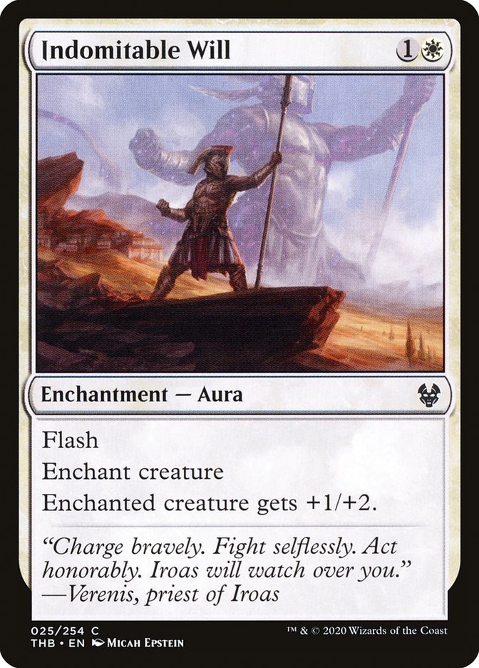 Indomitable Will [Theros Beyond Death] | Game Grid - Logan