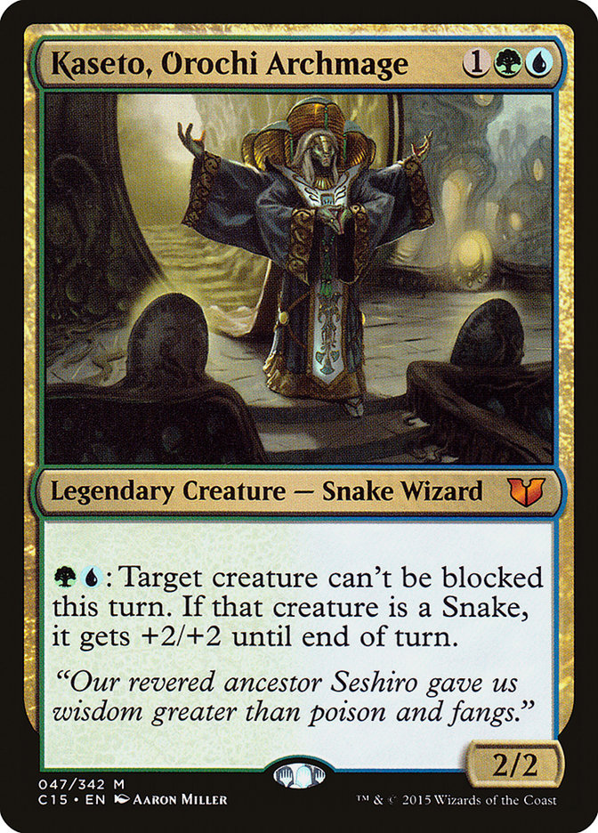 Kaseto, Orochi Archmage [Commander 2015] | Game Grid - Logan