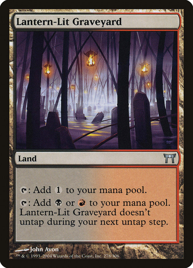 Lantern-Lit Graveyard [Champions of Kamigawa] | Game Grid - Logan