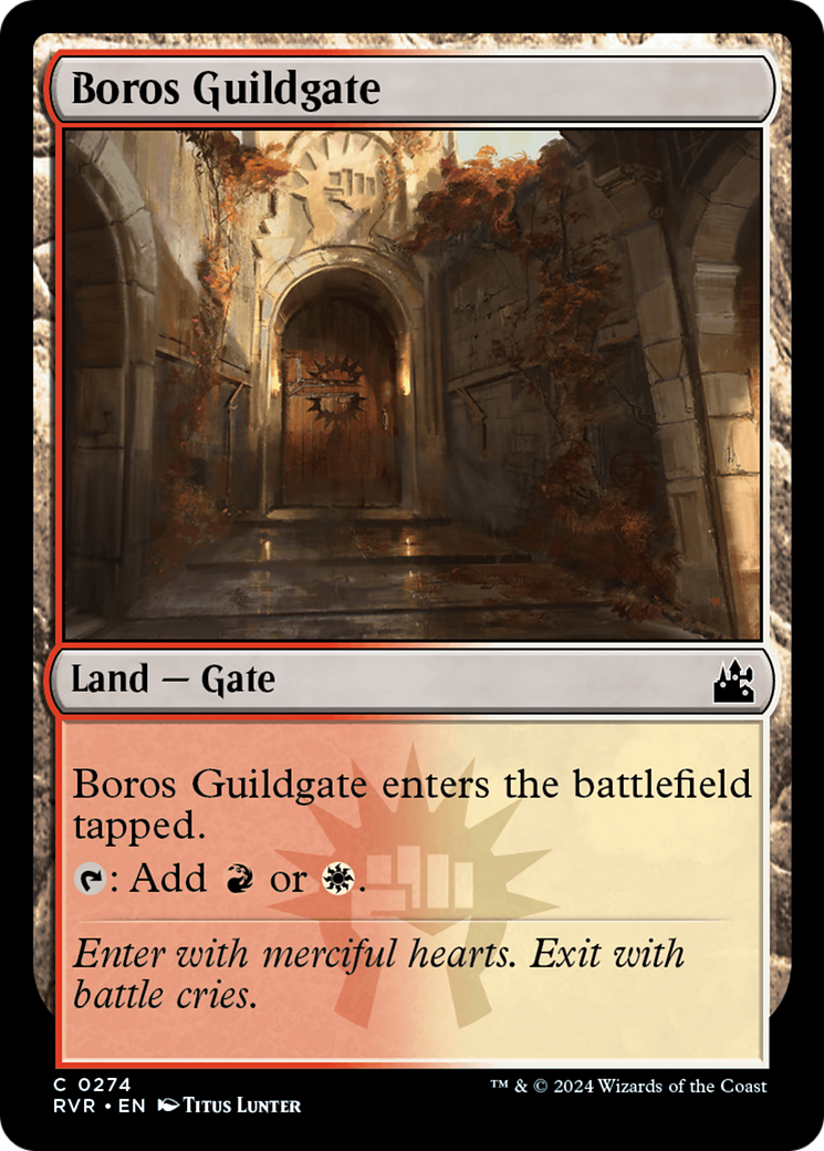 Boros Guildgate [Ravnica Remastered] | Game Grid - Logan