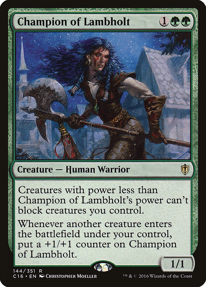 Champion of Lambholt [Commander 2016] | Game Grid - Logan