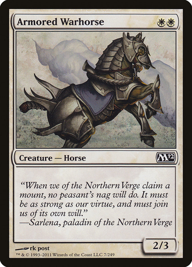 Armored Warhorse [Magic 2012] | Game Grid - Logan