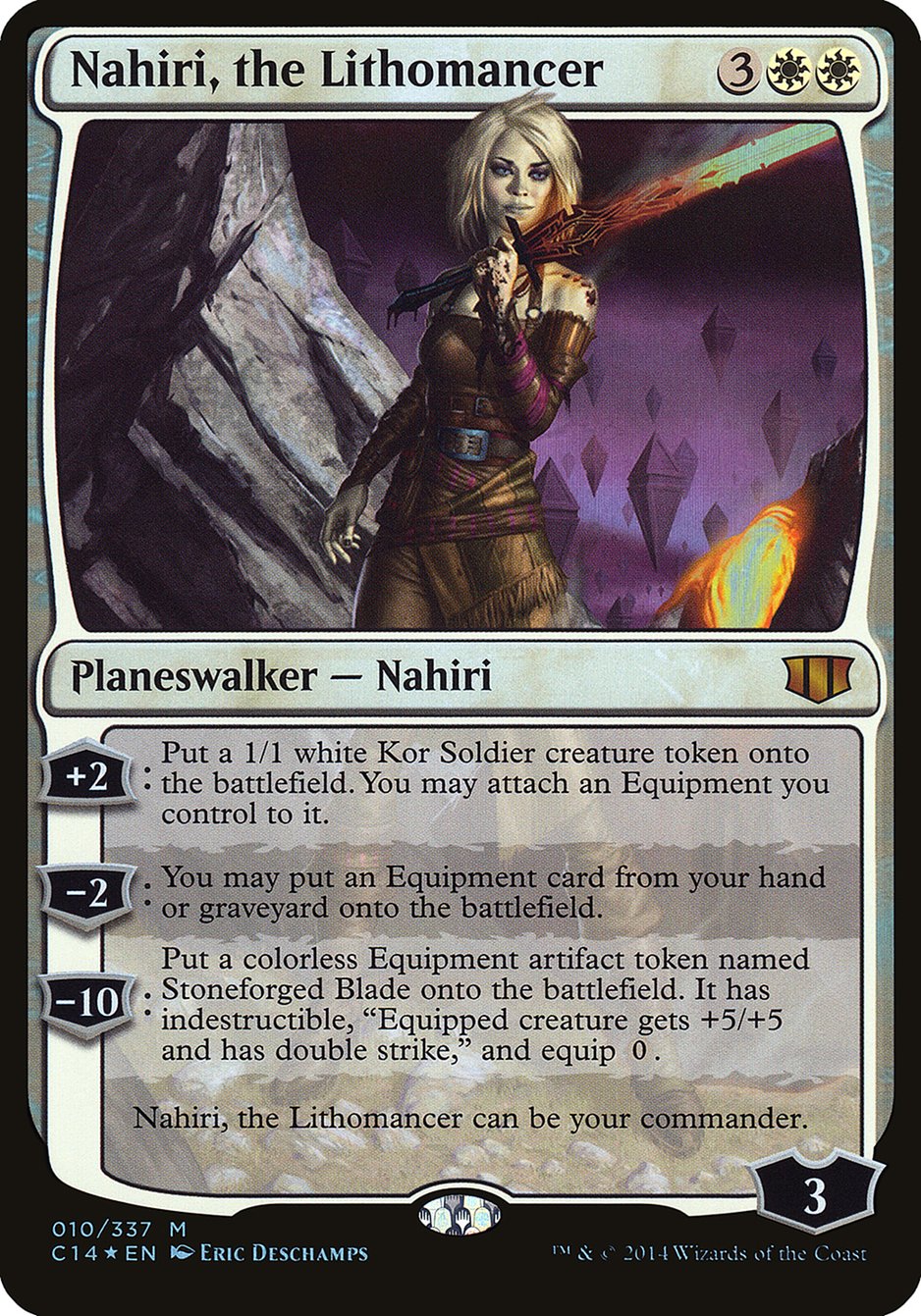 Nahiri, the Lithomancer (Oversized) [Commander 2014 Oversized] | Game Grid - Logan