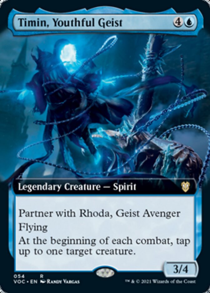 Timin, Youthful Geist (Extended Art) [Innistrad: Crimson Vow Commander] | Game Grid - Logan