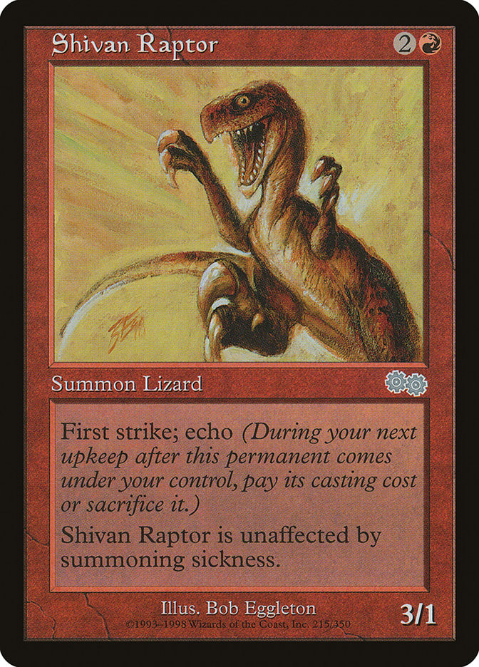 Shivan Raptor [Urza's Saga] | Game Grid - Logan