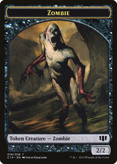 Ob Nixilis of the Black Oath Emblem // Zombie (016/036) Double-Sided Token [Commander 2014 Tokens] | Game Grid - Logan