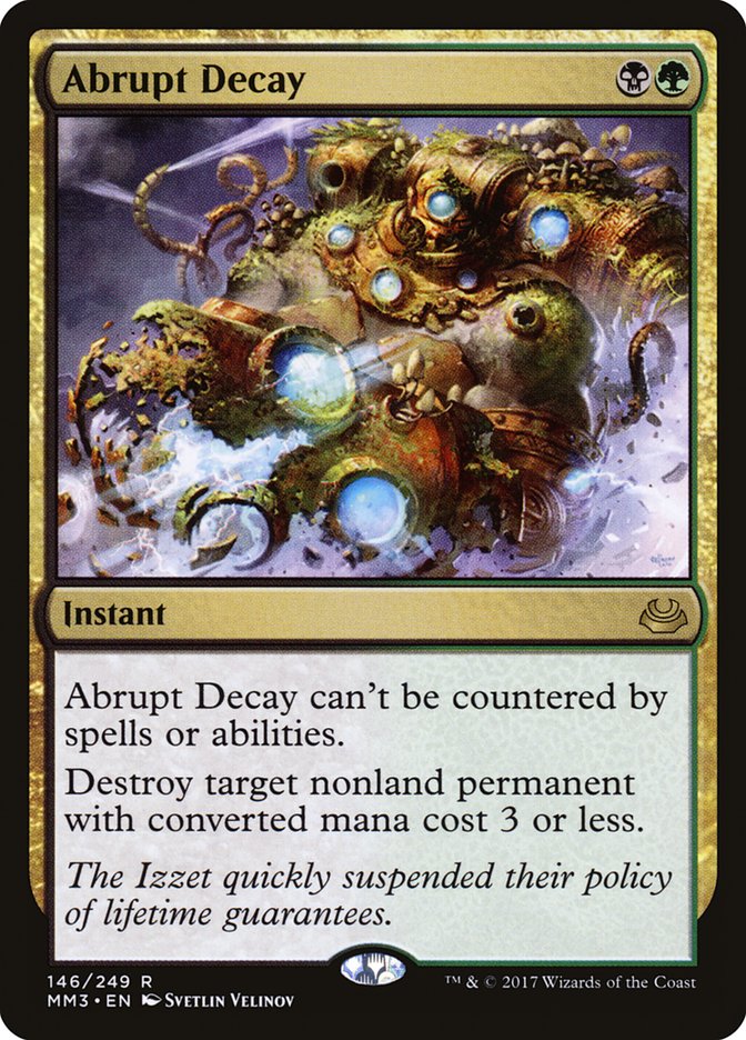 Abrupt Decay [Modern Masters 2017] | Game Grid - Logan