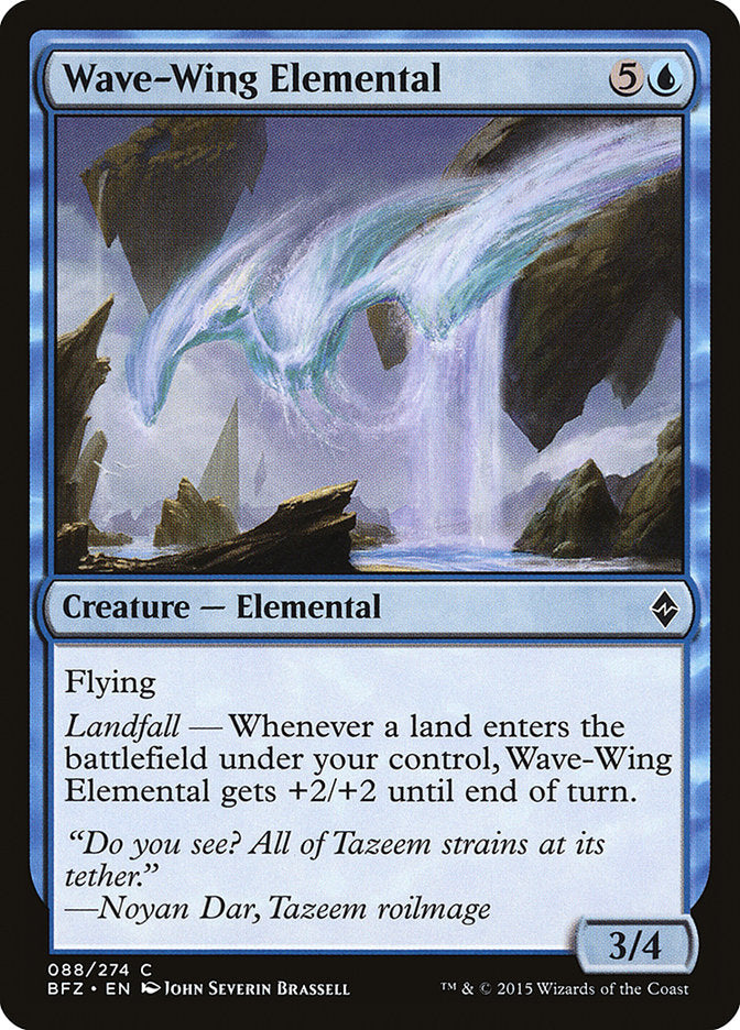 Wave-Wing Elemental [Battle for Zendikar] | Game Grid - Logan