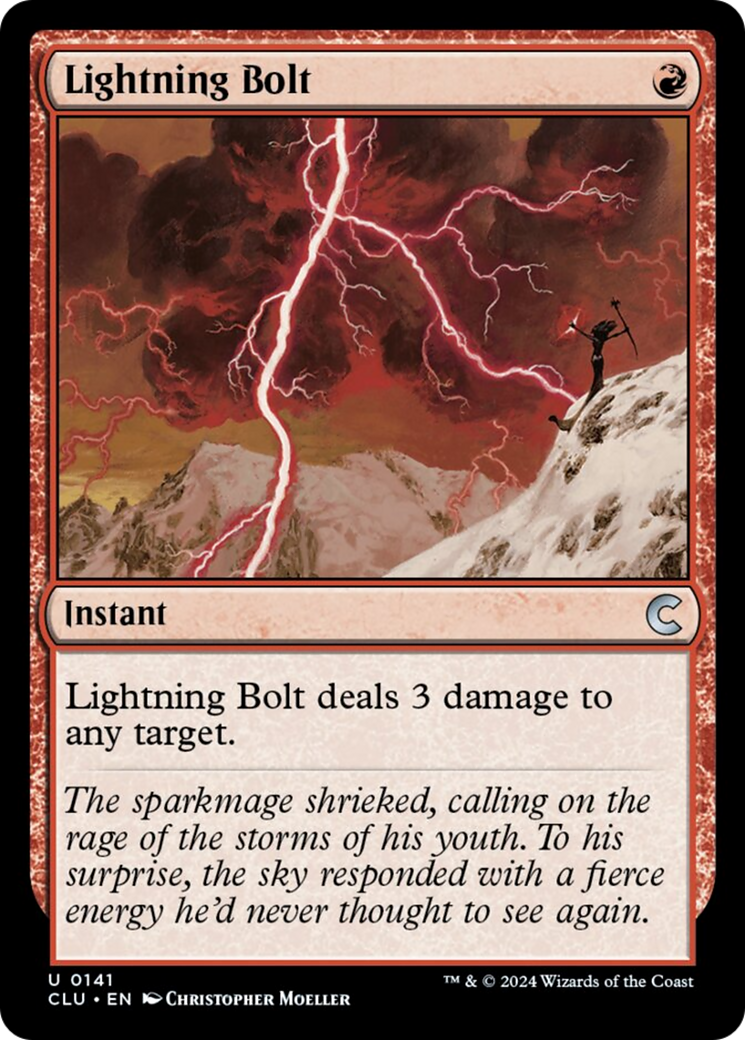 Lightning Bolt [Ravnica: Clue Edition] | Game Grid - Logan