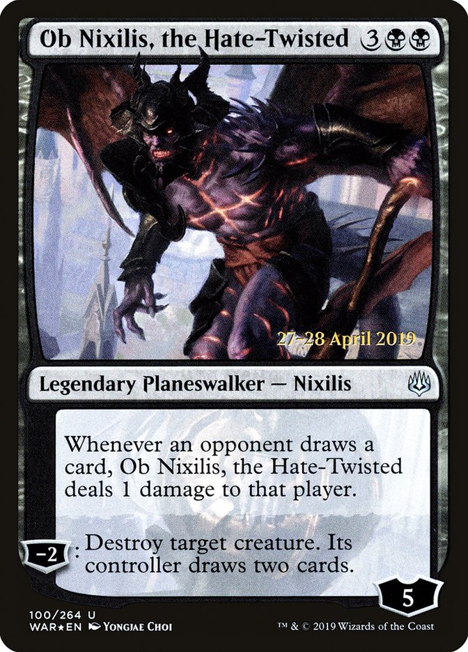 Ob Nixilis, the Hate-Twisted [War of the Spark Prerelease Promos] | Game Grid - Logan