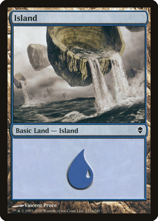 Island (237a) [Zendikar] | Game Grid - Logan