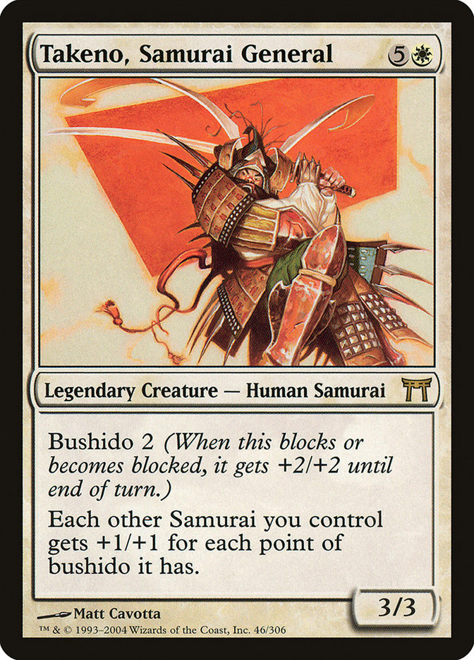 Takeno, Samurai General [Champions of Kamigawa] | Game Grid - Logan