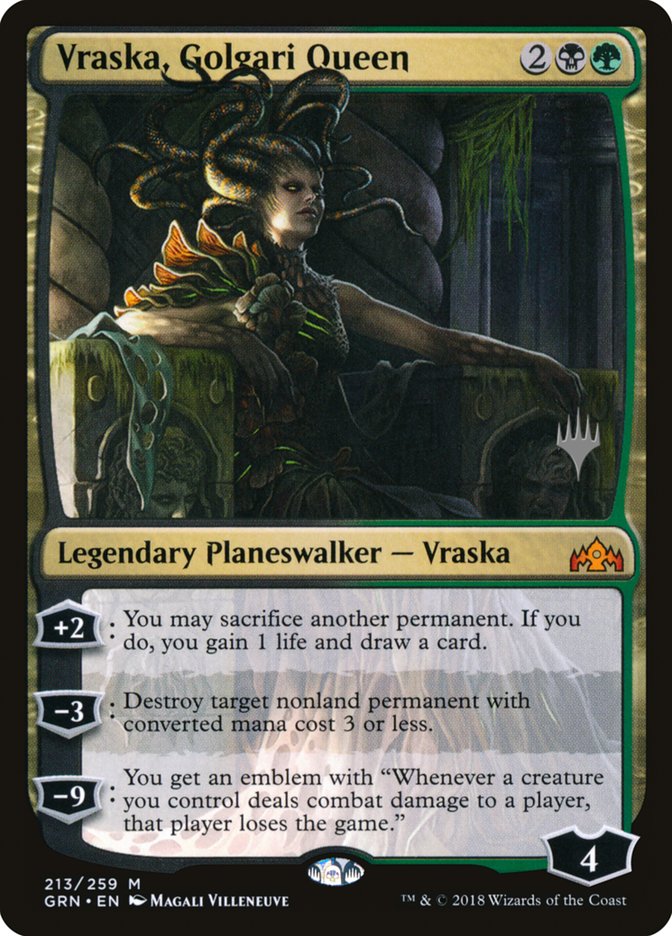 Vraska, Golgari Queen (Promo Pack) [Guilds of Ravnica Promos] | Game Grid - Logan