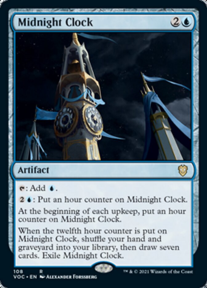Midnight Clock [Innistrad: Crimson Vow Commander] | Game Grid - Logan